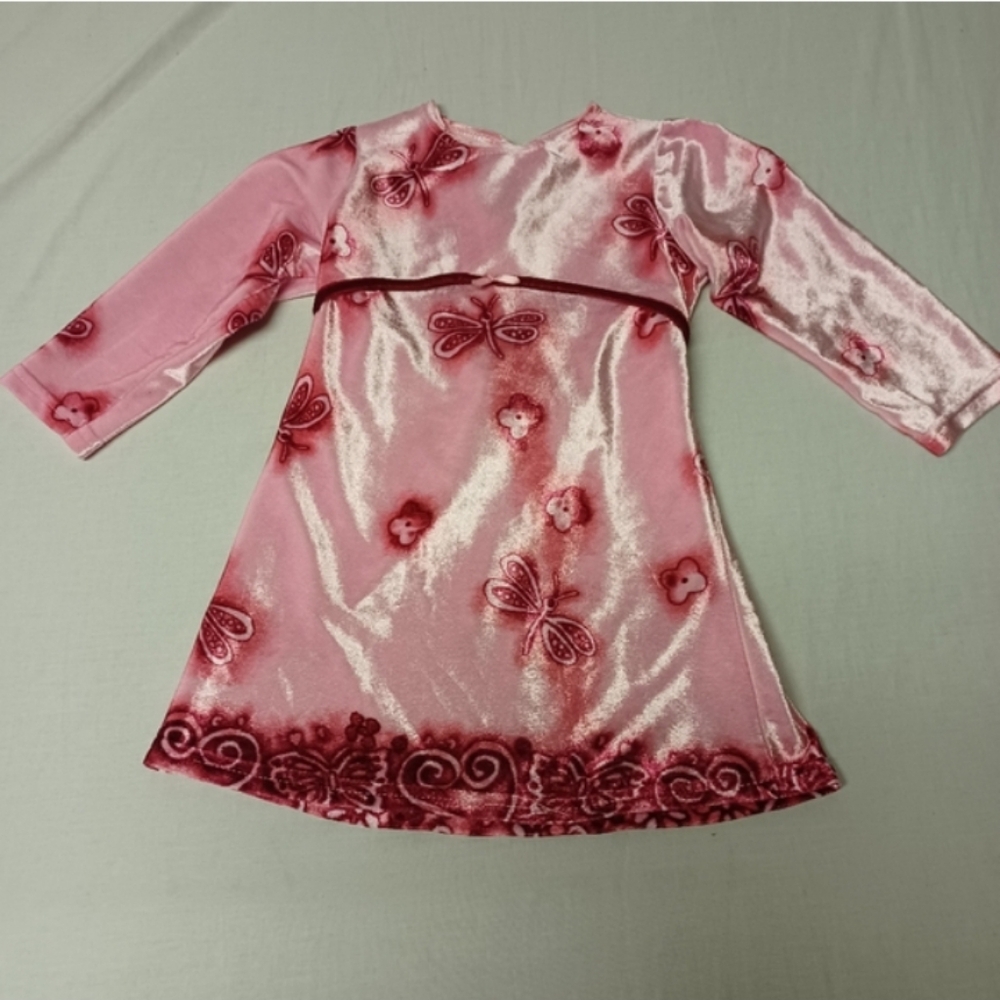 4/$40 Pink Dragonfly Baby/Toddler Dress - size 24 months